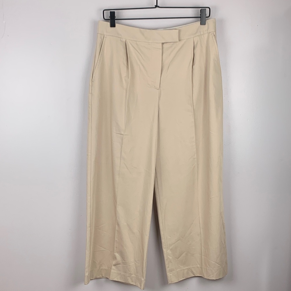 Zara size Medium beige Wide-Leg Pants New